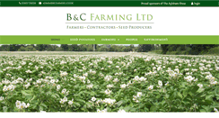 Desktop Screenshot of bcfarming.co.uk